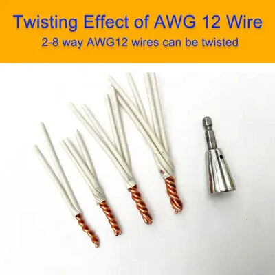 1PC Wire Twisting Tools Quickly Twister Electrician Artifact for Power Drill Drivers Twisted Connector Cable Device Multi-tool