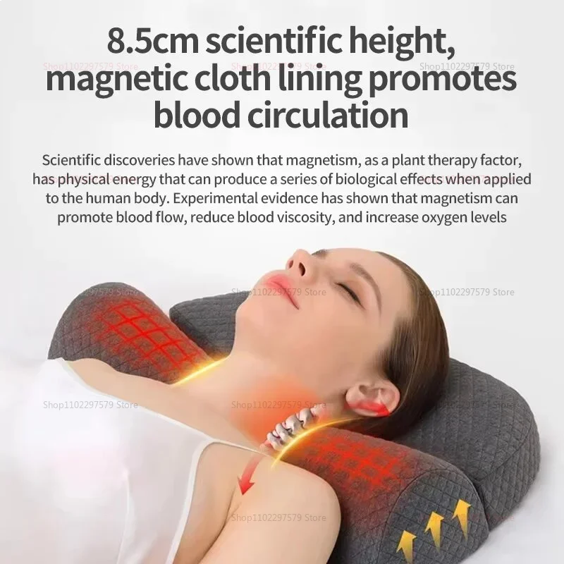 2025 Cervical Pillow Memory Foam Contour Pillow Side Sleeper Bed Pillow Ergonomic Orthopedic Neck Support Pillow for Pain Relief