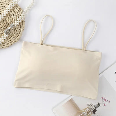 Women’s Padded Wireless Spaghetti Straps Bra