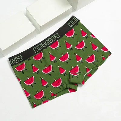 Cotton Women Panties Sexy Cartoon Printed Underwears Breathable Boxers Seamless Girl Briefs Women's Intimates Femme Female Pants