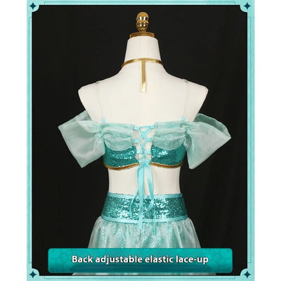 Cosplay Costumes, Adult Performance Costumes, Christmas Ladies' Birthday Parties, Carnival Jasmine Princess Dresses