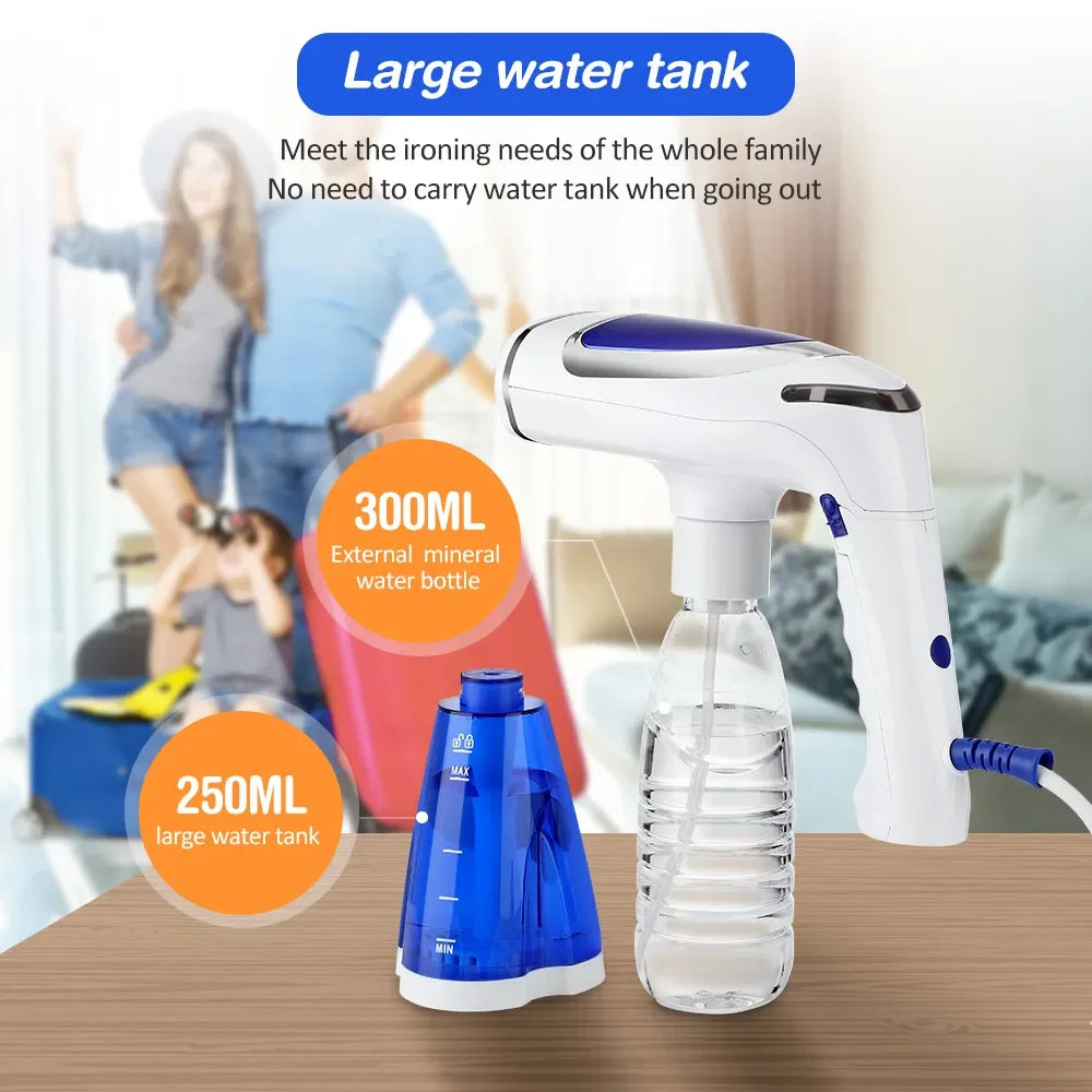 Handheld Garment Steamer for Clothes 1600W Powerful Electric Steam Iron Foldable Portable Traveling Clothes Steamer Home