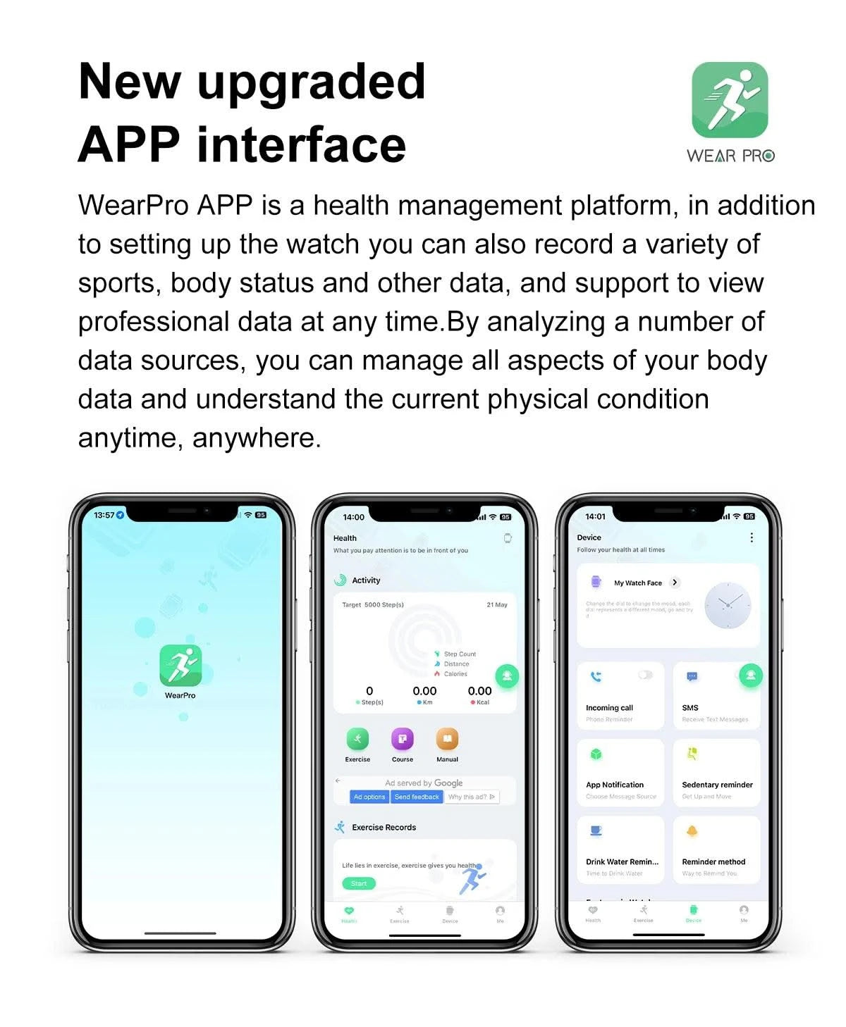 New for Oppo Watch X Men Smartwatch 32GB Extra large Memory 3D Mode MP3 MP4 Smart Watch GPS Sport Smartwatches Bluetooth calling