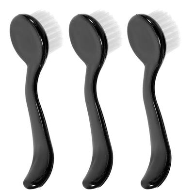 3pcs Facial Cleansing Brush Cleaning Tool For Women Soft Bristle Deep Cleaning Exfoliating Face Wash Scrubber Durable Makeup
