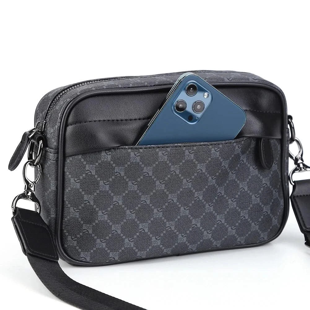 Messenger Sling Bags For Men and Women Square Bag Trendy Diagonal Chest Bag