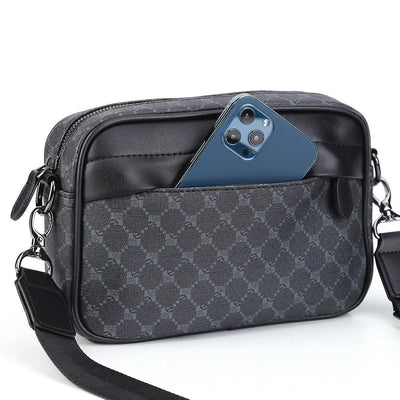 Messenger Sling Bags For Men and Women Square Bag Trendy Diagonal Chest Bag