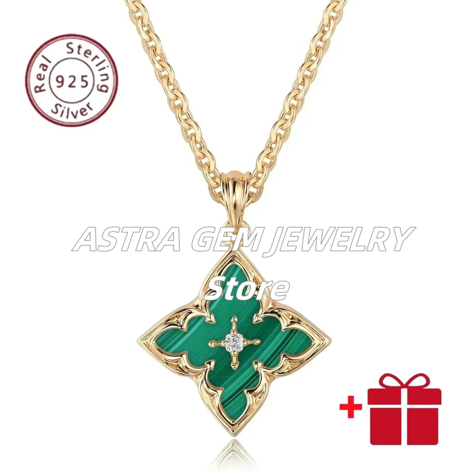 Luxury fashion s925 exquisite necklace with high beauty and quality pendant adjustable chain jewelry accessories