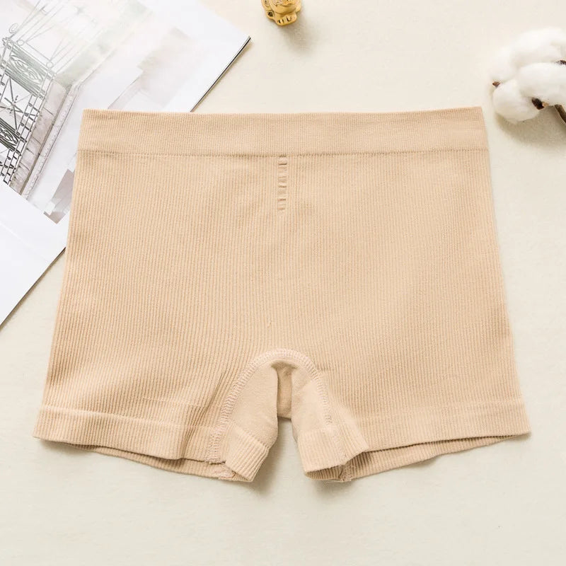 Women Safety Shorts Pants Under Skirt Seamless High Waist Panties Cotton Lady Seamless Pants Girls Slimming Underwear 2023