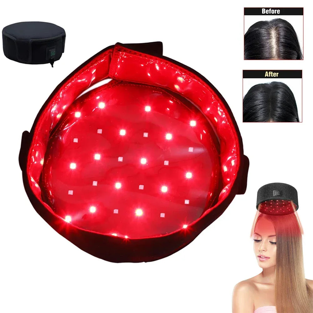 LED Red Light Therapy Massage Cap For Preventing Hair Loss Used For Professional Treatment Of Hair Loss Growth  Repair Of Dry