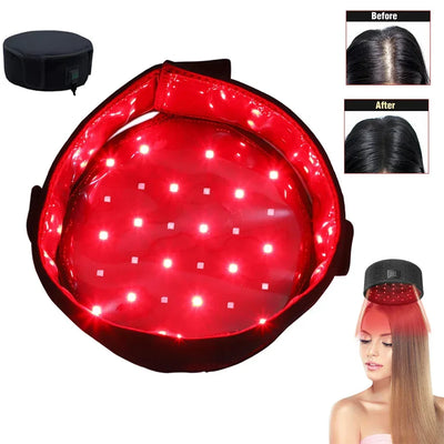 LED Red Light Therapy Massage Cap For Preventing Hair Loss Used For Professional Treatment Of Hair Loss Growth  Repair Of Dry