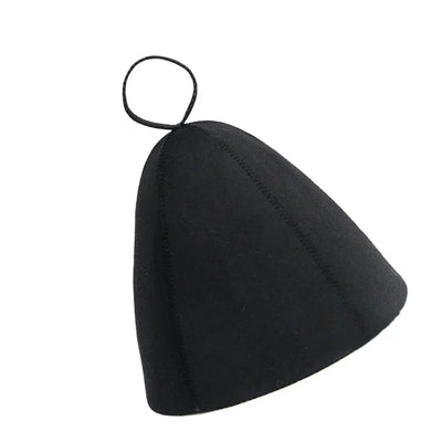 Anti Heat Sauna Hat Thicken Wool Felt Shower Cap Hair Turban Quickly Towel Drying Towel Hats Sauna Bathroom Accessories