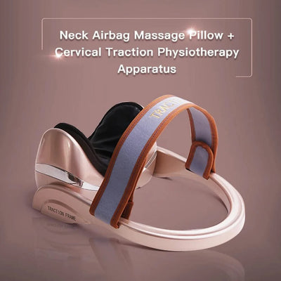 Electric Neck Massager Infrared Heating Airbag Neck Traction Vibration Shoulder Cervical Spine Shoulder Support Massager