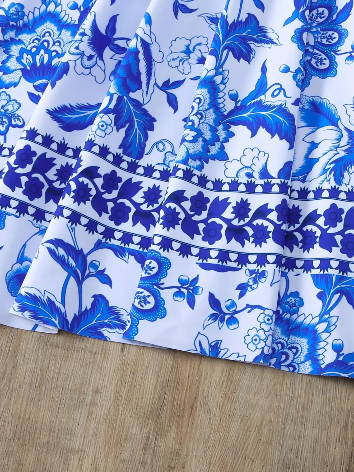 Summer Two Pieces Swimsuit 2024 Vintage Floral Print Swimwear Female Tankini Sets Deep V Beach Wear Women Swimming Bathing Suit