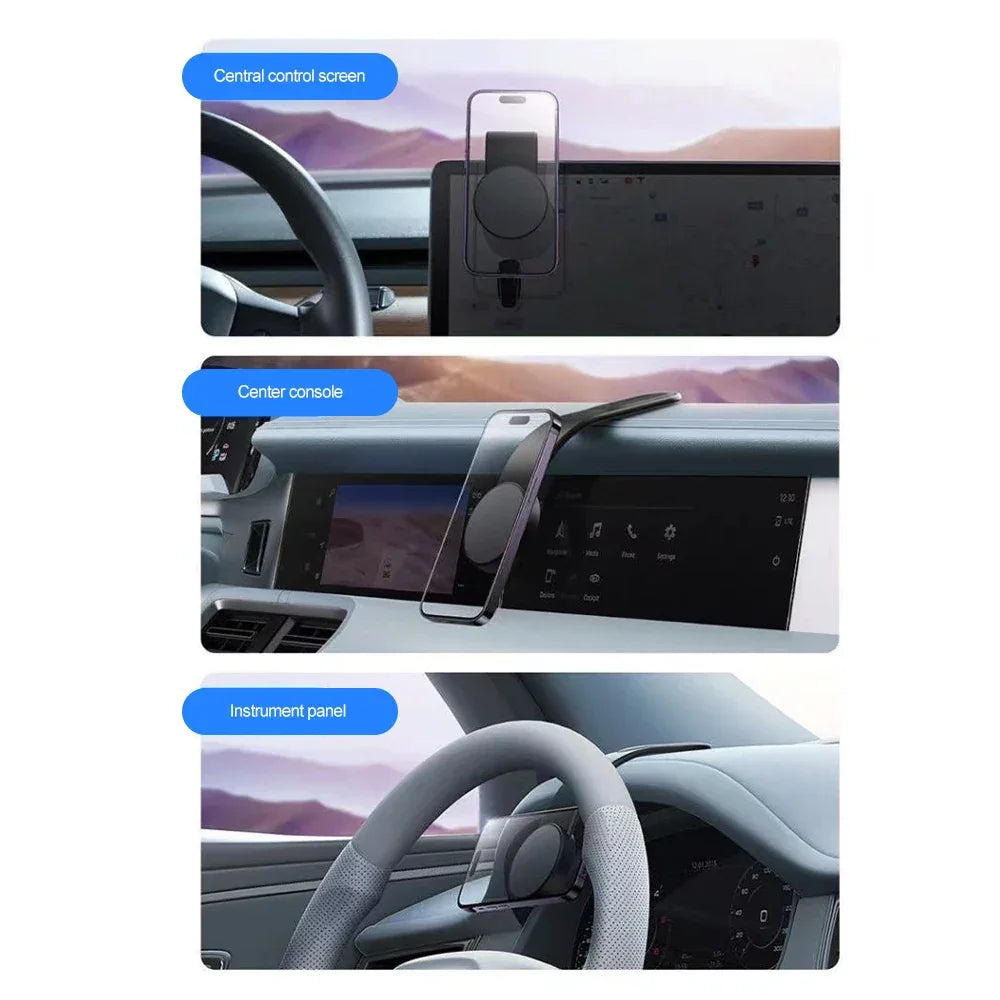 Magnetic Car Phone Holder Support Clip Mount Holder Magsafe Holder Universal For iPhone Car Phone Stand Universal Mobile phone