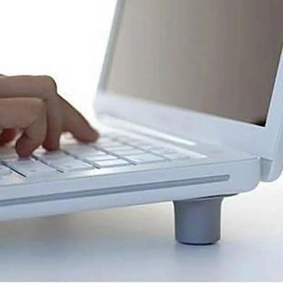 Soft PVC Laptop Cooling Foot Pads Heat Dissipation Raised Stand for MacBook pro Computer Accessories