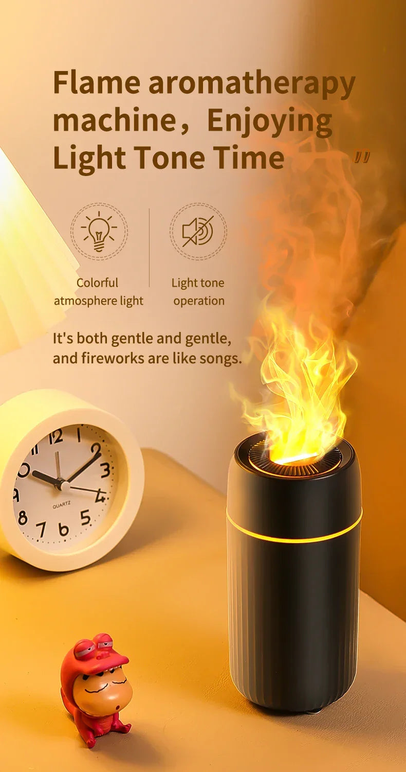 Car Aromatherapy Diffuser Humidifier with LED Light  Auto Air Purifier and Aroma Air Freshener for Car