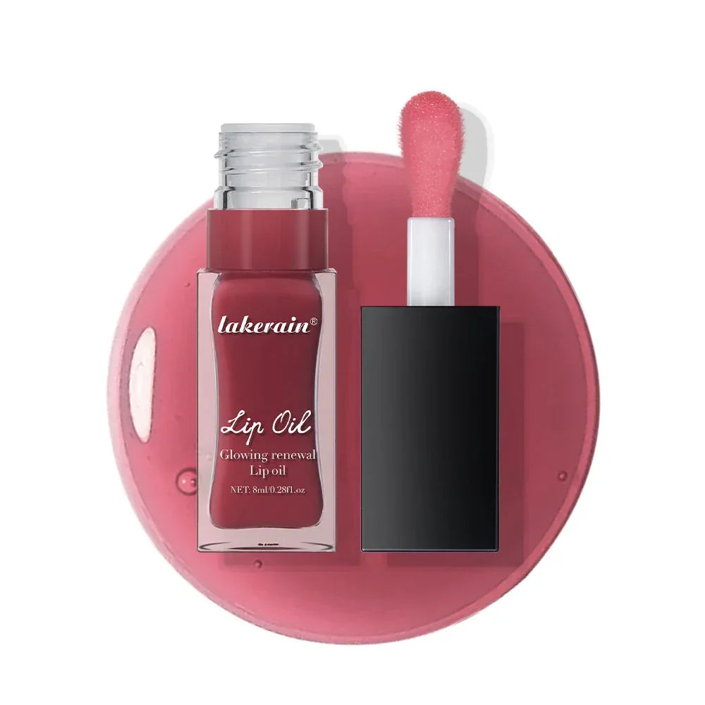 Glow Reviver Lip Oil Nourishing Tinted Lip Oil For A High-shine Finish Infused With Apricot Oil Rose Colors  Mirror Moisturizing