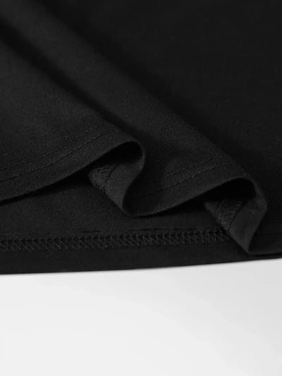 Women's T-Shirt with White Bow Print Soft Polyester