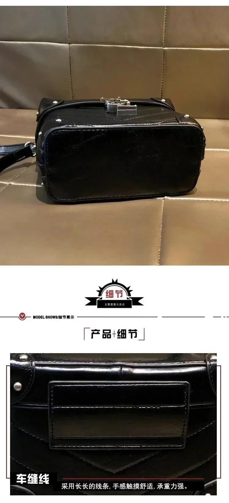 Popular and elegant women’s crossbody bag handbags messenger in premium leather by designer