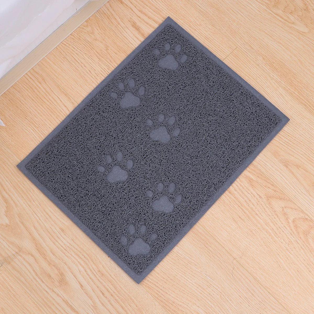Durable Pvc Cat Litter Mat Pet Cleaning Carpet Dog Cleaning Carpet Cat Cleaning Carpet Pet Supplies Litter Box Mat Washable
