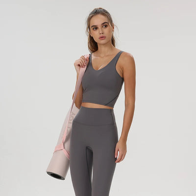 Women's Seamless U Neck Crop Top