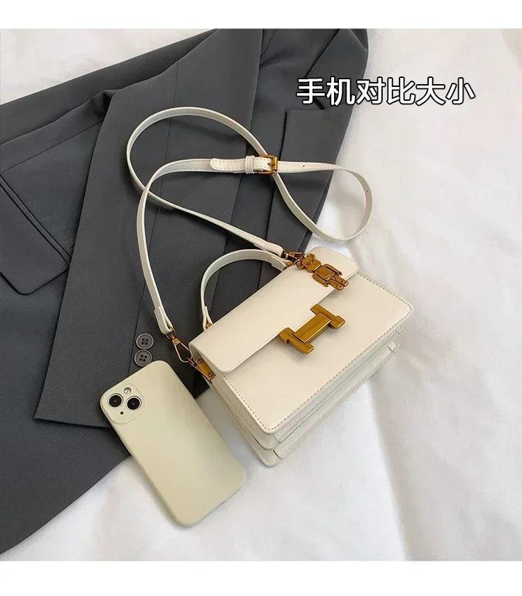 Premium designer crossbody bag for women leather shoulder messenger tote handbags ladies office fashion gift