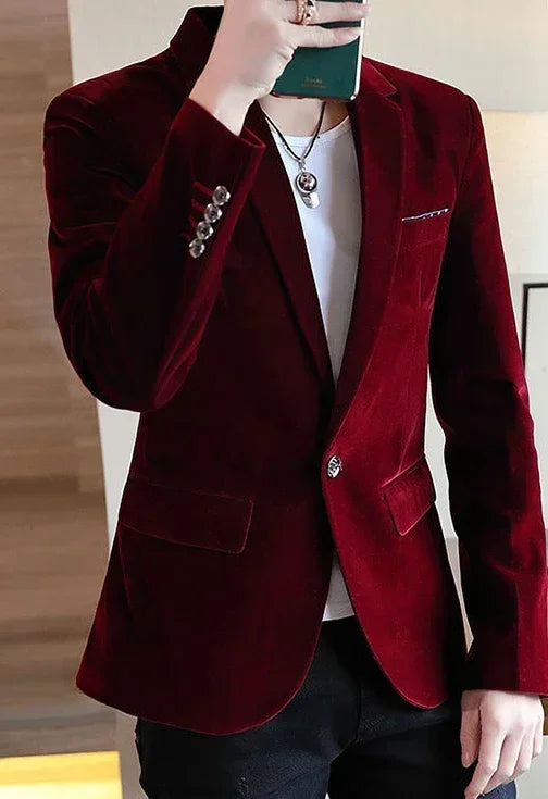 Male Blazer Slim Fit Men's Suit Jackets Single Breasted Thin Party Coat Casual Fashion 2024 Luxury Designer Fashionable Summer