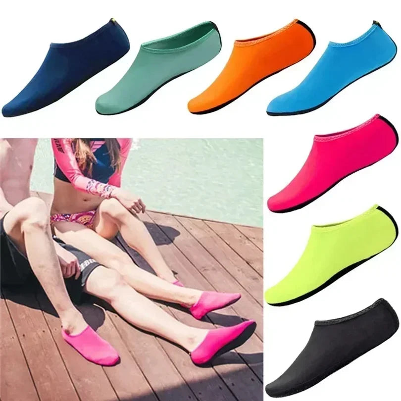 Non-Slip Unisex Water Shoes for Swimming Diving Beach Summer Aqua Socks Flat Sandal Seaside Sneakers for Men Women Accessories