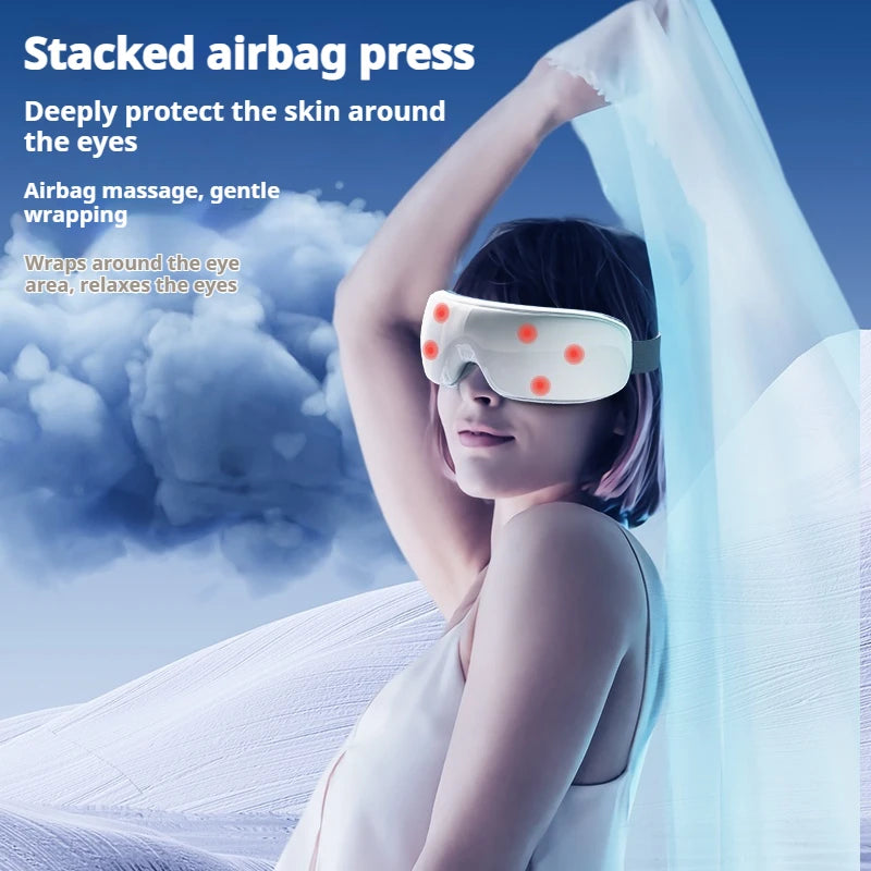 UURMI Germany Smart heated Eye Massager HYY-002 Multi Frequency Massage Warm Compress Soothing Music Home Use