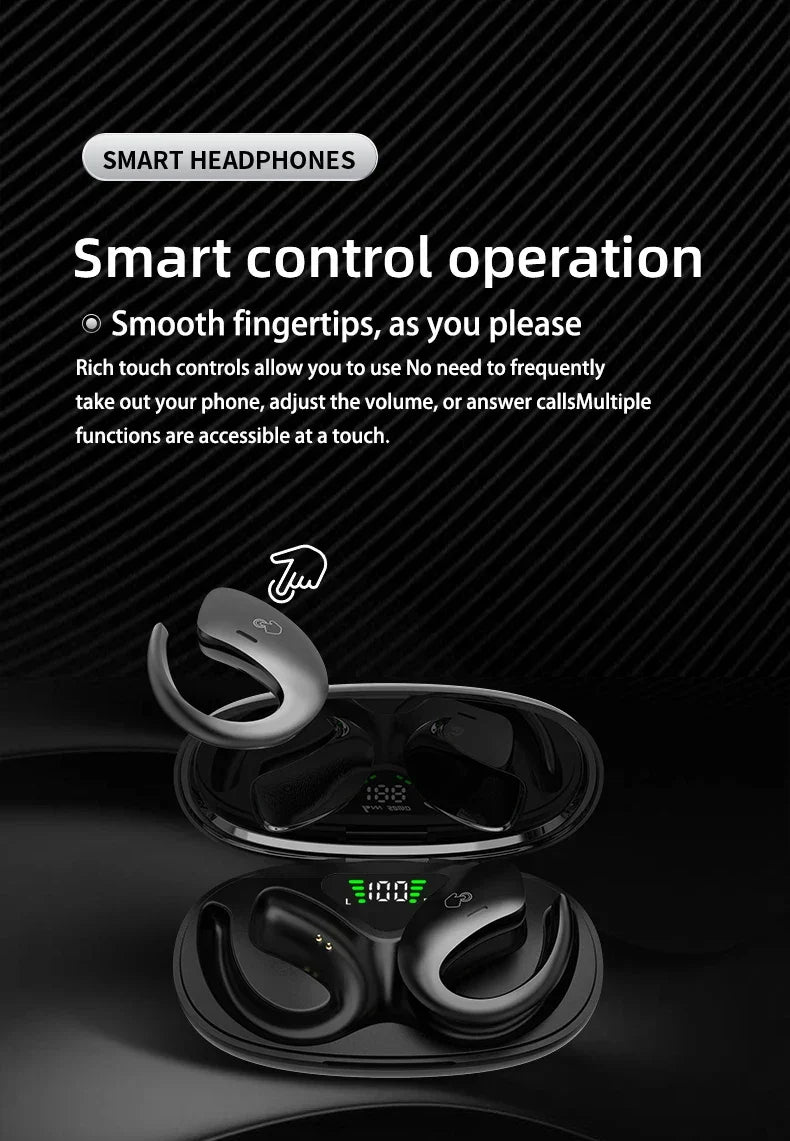 Wireless Earbuds, Bluetooth 5.3 Earbuds Stereo Bass, in-Ear Noise Cancelling Mic, Earphones IP7 Waterproof Sports, 40H Playback.