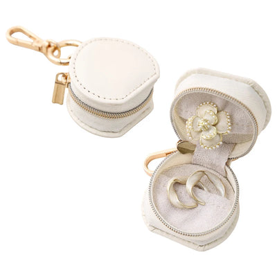 Portable Round Jewelry Box Travel Jewelry Storage Accessories Organizer For Teens Bridesmaid Gift Birthday Gift
