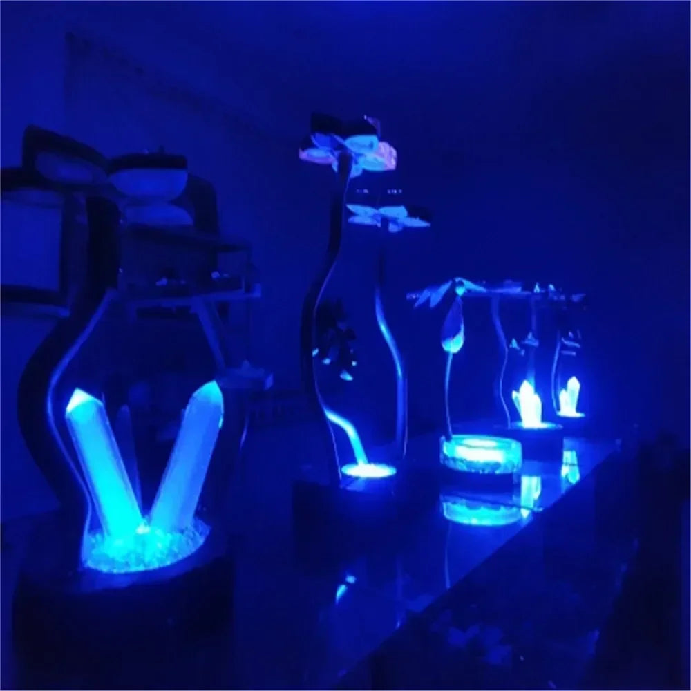 13 LEDs Submersible Light with Remote Control Underwater Night Lamp for Pool Vase Bowl Wedding Party Decoration Underwater Light