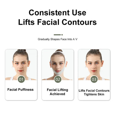 Face Slimming Bandage Face Lifting Belt V Line Face Slimming Strap Double Chin Tightener Slim Strap Facial Lifting Mask Tool