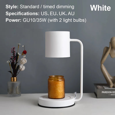 Candle Warmer Lamp With Timer Dimmer 220v/110v Dimmmable Electric Heat Night Light Plug In Oil Fragrance Smart Lighting For Home