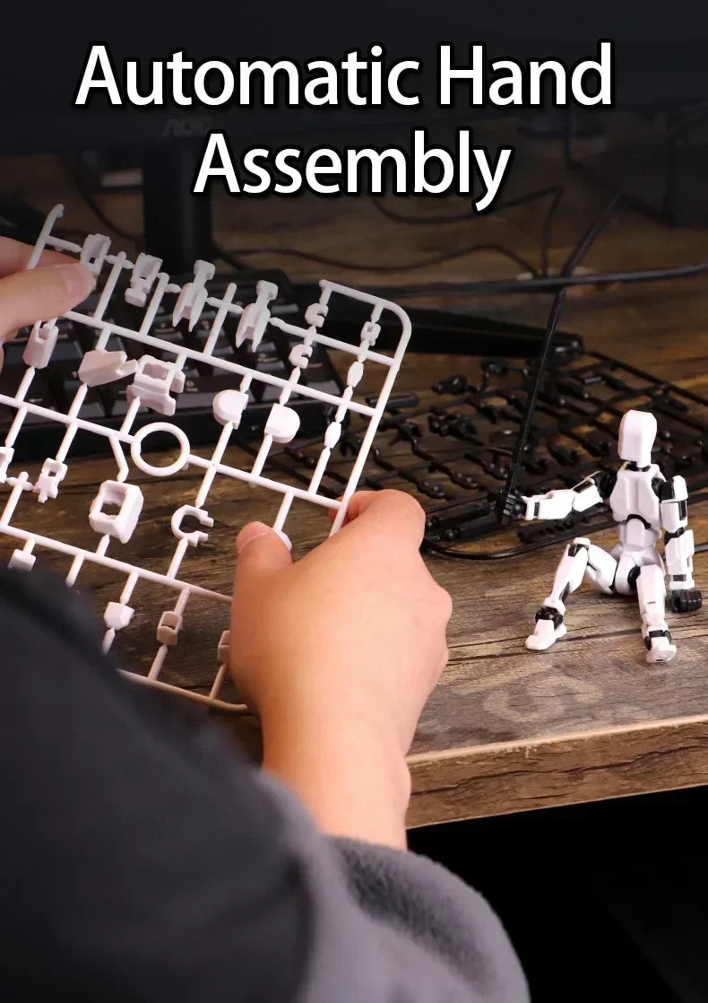 Multi-jointed movable shapeshift robot 3d printed mannequin dummy 13 action figures toys kids adults parent-children