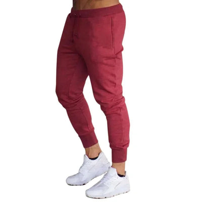 Men's Athletic Trainning Joggers Casual Loose Fit Sweatpants Spring Fall Fleece Lined Pants Elastic Waist Drawstring Trousers