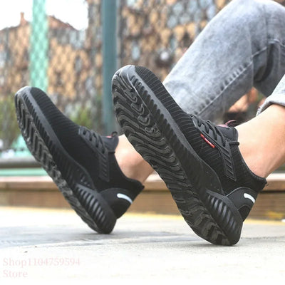 Steel safety shoes designed for men provide durable and stylish protection. Work boots combine functionality with comfort