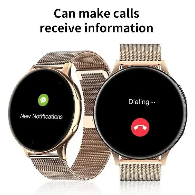 2025 Women Bluetooth Call Smart Watch HeartRate Blood Pressure Monitoring Smartwatches Waterproof Men Smartwatch For Samsung IOS