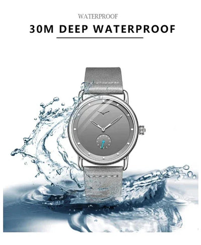 high-end Men's Watch Light Luxury Brand Business Trend Simple Leisure Belt Waterproof Meale Fashion Quartz Watches ﻿ Gift