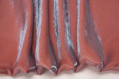 Colorful Gradient Reflective Fabric By The Meter for Dress Shirt Hanfu Handmade DIY Sewing Mermaid Texture Cloth Smooth Pink