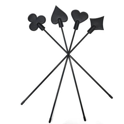 PU Leather Paddle Slapper Whip Fusta Lash For Horse Training Enhance Pain Equestrian Training Horse Whip Equestrian Riding Crops