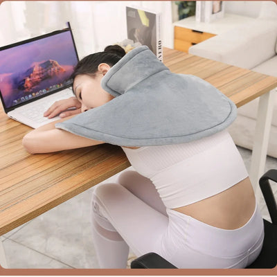 Thermal Blankets Hot Compress Heated Shawl for Shoulder Back Neck Body Grey Electric Heating Pad for Office Home Warmer Mat