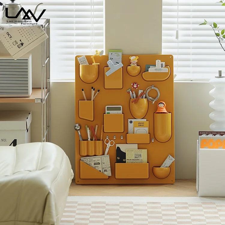 Home living room kitchen decor plastic wall mount storage rack wall mounted storage shelf rack for bedroom decoration