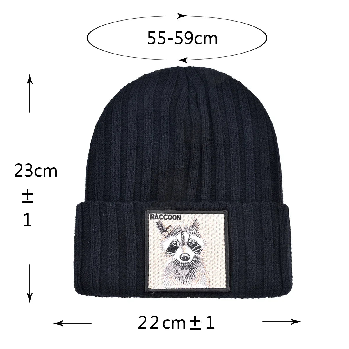 Knitted Beanies Hat Men Women Streetwear Hip Hop Skullies Beanies With Patch Boys Girls Knitting Solid Color Bonnet Hats Cap