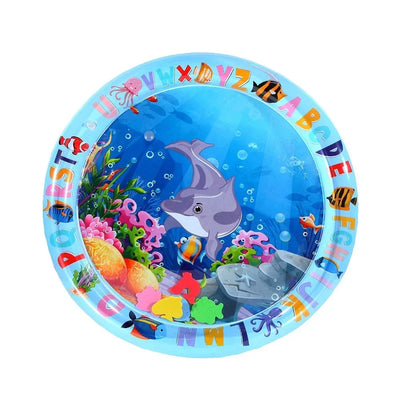 Baby Inflatable Cushion Water Play Mat Toy Infant Tummy Time Playmat  Fun Activity Education Toys for Boys Girls Birthday Gift
