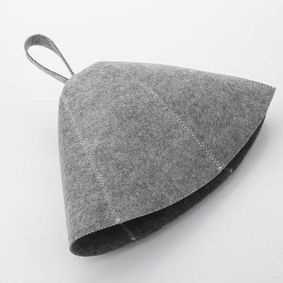 New Sauna Hat Anti Heat Caps Shower Caps Sauna Hat For Bath House Head Protection Russian Style Sauna Vaporarium Accessories