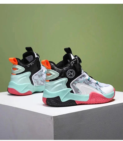 2025 New Children's Basketball Sports Shoes for Boys High Quality Running Kids Shoes Child Sneakers Non-Slip School Shoes - Elanique