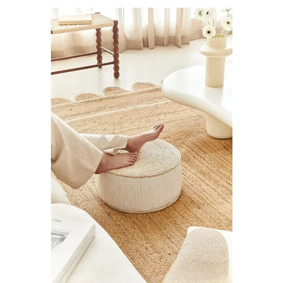 Cushion Not Collapse Home Floor Round Stool Thickened Lumbar Support Seat Cushion Straw Cushion New Arrival Bestseller Gift