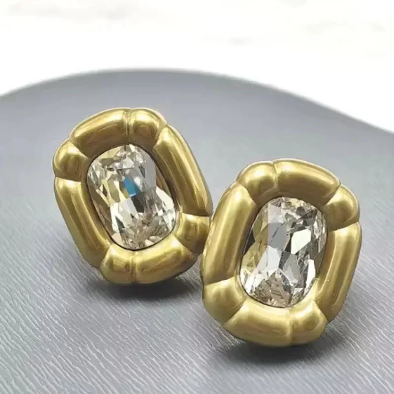 2025 New Trend Fine Jewelry Set Charming Luxury Yellow Flower Crystal Fashion Necklace Bracelet Earrings for Women's Party Gifts