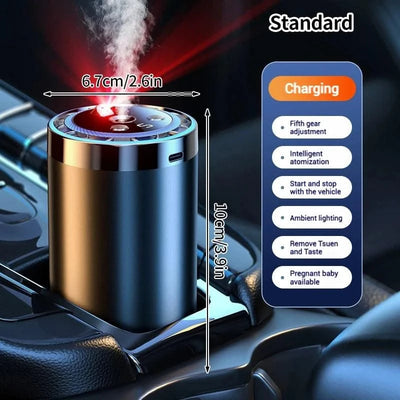 Car Air Humidifier Fragrance Diffuser Car Air Fresheners Perfume Essential Oil Diffuser Odor Eliminator Removing Humidifier